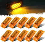 Partsam 2x6 inch truck trailer side markers showing 13 diode arrangement layout