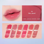 ETUDE mirror finish long lasting lip gloss swatch on skin