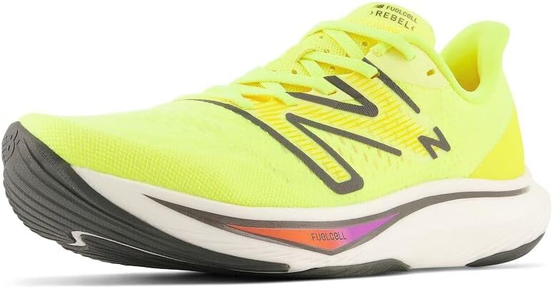 New Balance sports shoe pair flat lay