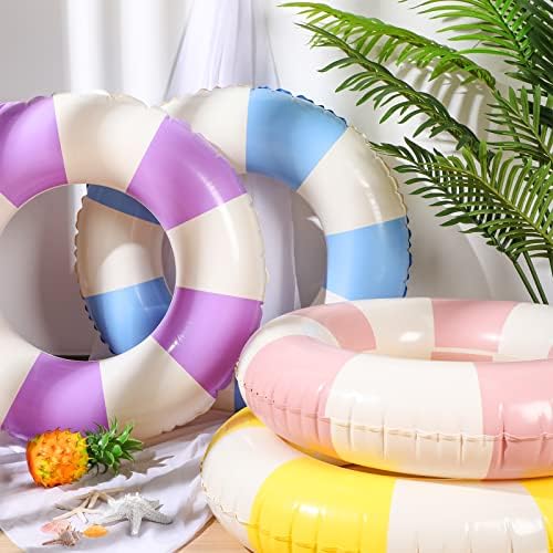 Person using Libima inflatable pool ring in swimming pool