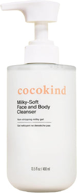 Authentic USA-imported Cocokind non-stripping sensitive skin cleanser duo setup.