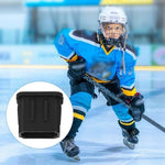 Fukaisu sports lacrosse and field hockey stick end covers demonstrating anti slip design.