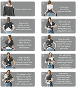 Jeroray hands free infant carrier package content highlighting the soft heather grey material