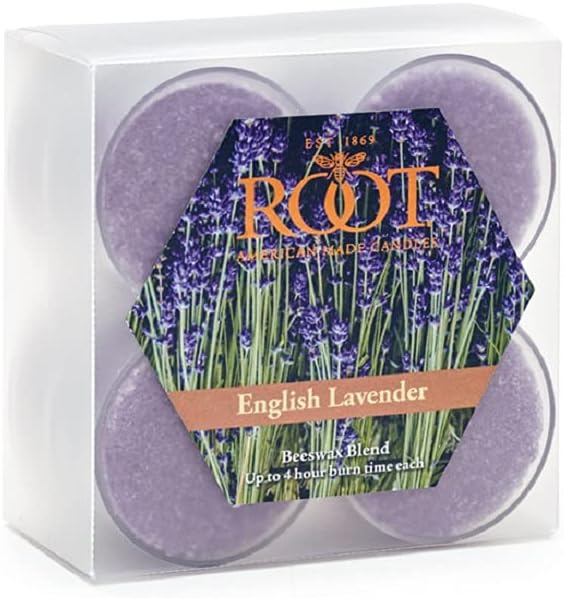 Root Candles Scented Tealights Premium Beeswax Blend 4-Hour Tealight Candles, 8-Count, BlackBerry Honey - Image 10