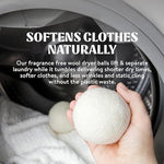 Cleancult New Zealand wool dryer balls for reducing static and dry time