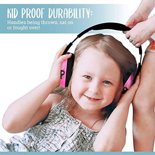 My Happy Tot hearing protection earmuffs showing adjustable headband