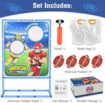 Indoor setup of the Polkoliye children sports target game inside a spacious playroom.