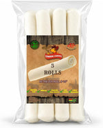 All natural rawhide retriever rolls 20 count bulk bundle