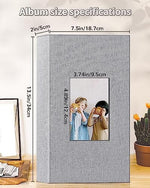 Artfeel linen hardcover picture book highlighting the customizable front window pocket
