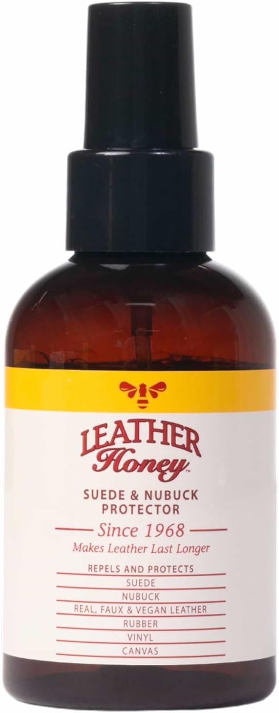 Leather Honey Suede Protector Spray front view premium shoe waterproof treatment
