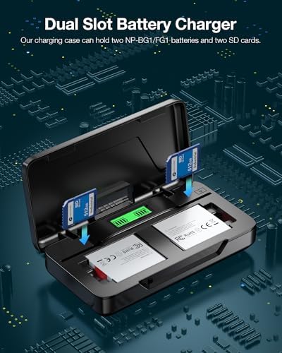 FirstPower NP-BG1 USB camera battery charger connected to a power source