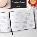 High quality paper pages of 112 page guest book