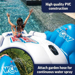 Wow Sports Rocket Slide Inflatable Pool Slide - with Built in Sprayer for Kids and Adults - Portable Pool Slides - Durable Vinyl - Image 6