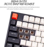 Keychron C1 wired mechanical keyboard side profile