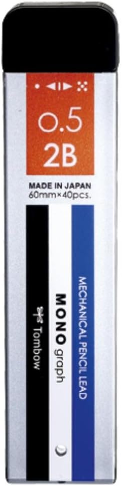 Tombow Mono Graph Mechanical Pencil Lead front view tube packaging