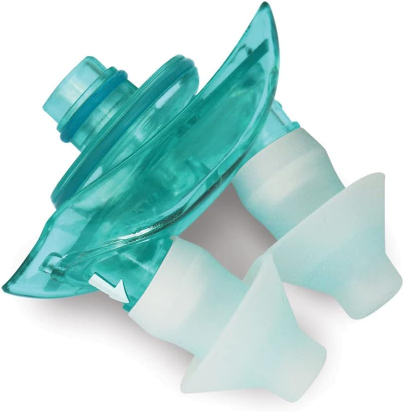 Navage Nasal Dock and Nose Pillow Combo in Teal front view