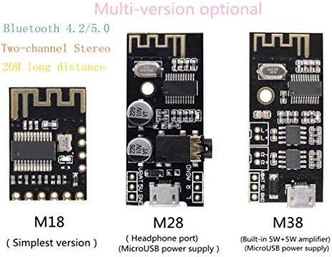 HiLetgo Bluetooth four point two receiver module highlighting the ultra-compact form factor dimensions.