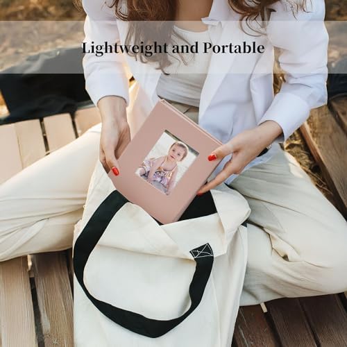 Vienrose small linen photo albums displayed together on a table as a thoughtful wedding or baby milestone gift.
