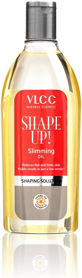 VLCC Shape Up Slimming Oil - 200ml | Fights Cellulite, and Reduces Flab | Firms Skin and Increases Skin Elasticity | With Cypress, Juniper Berry Fruit and Sweet Fennel Oil. - Image 1