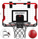 Temi mini basketball hoop showing breakaway rim and backboard detail
