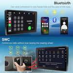 Side profile of KOBANOICA Android 13 touch screen radio unit