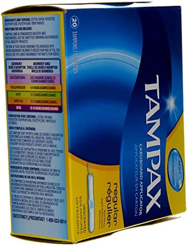 Tampax Tampons with Flushable Cardboard Applicator - Regular - 20 ct - Image 6
