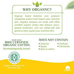 Corman Organyc regular absorbency tampons imported for Indian consumers