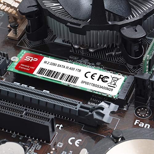 Silicon Power SATA III 6 gigabits per second internal drive rear view detailing technical model specifications.