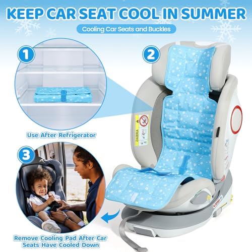 Orzbow portable car seat cooling mat for babies and toddlers