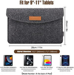 MoKo protective carrying case interior showing soft flannel lining and shock absorbing sponge padding