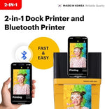 Close up of 4PASS dye sublimation technology printing a vibrant four by six inch picture.