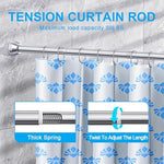 Close up of anti-slip silicone end cap on Teeck shower rod