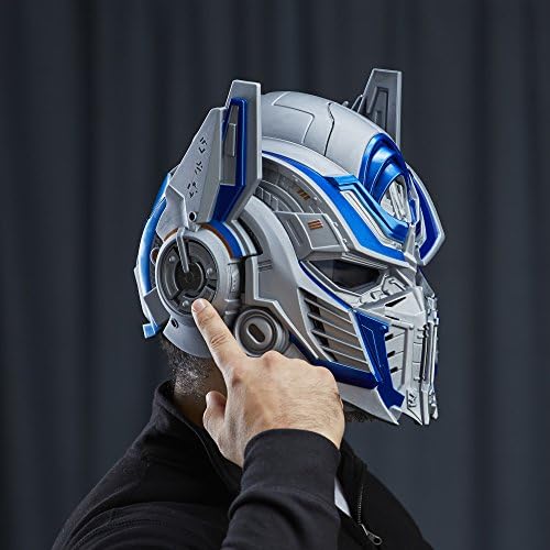 Autobot leader Optimus Prime electronic mask showcasing the distinct metallic look finish
