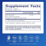 Pure Encapsulations Resveratrol supplement facts label