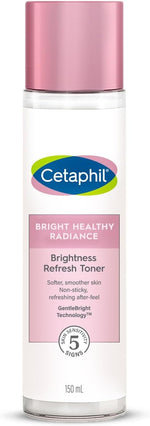 Cetaphil Bright Healthy Radiance Refresh Toner texture swatch on skin