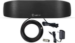 Antop High Gain Indoor Radio Antenna, Multi-Directional Amplified AM FM Antenna 50 Miles with Amplifier Signal Booster and 4G Filter for Stereo Radio Audio Signals, Perfect for Home/RV/Mobile Use - Image 1