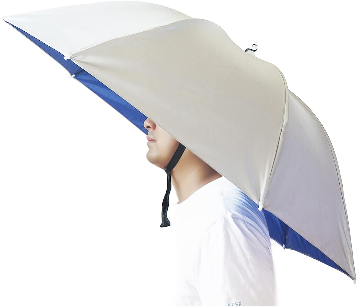 Bocampty fishing umbrella hat front view