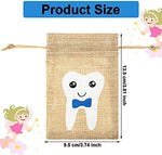 Shappy tooth fairy pouch showing drawstring closure detail