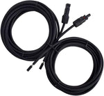 Renogy 12 gauge solar extension wire pair in black