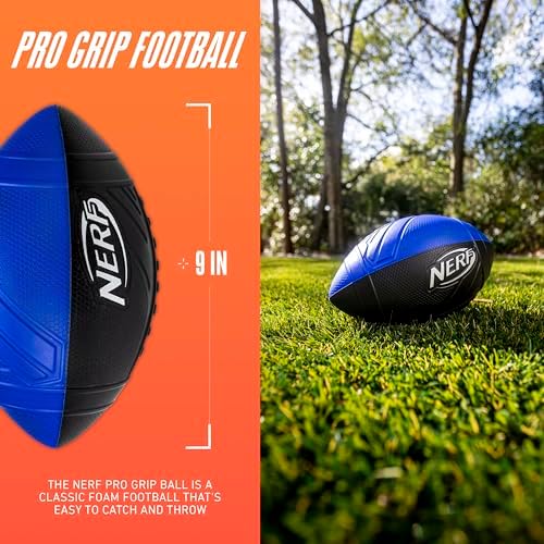 Nerf Pro Grip Classic Foam Football textured surface detail