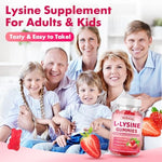 Mchokuu L-Lysine bottle with immune support icons