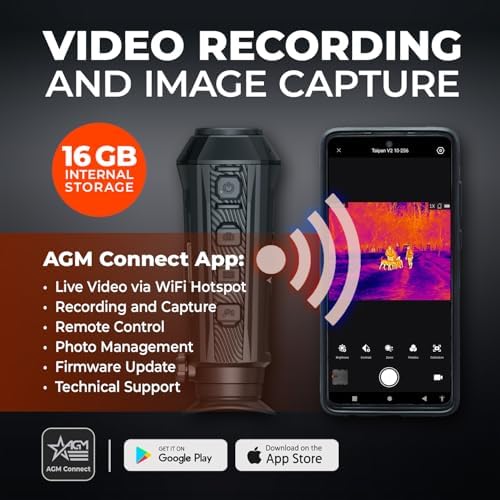 AGM Global Vision Taipan V2 tactical handheld monocular package inside the box contents