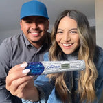 Clearblue jeweled pregnancy announcement prop in gift box