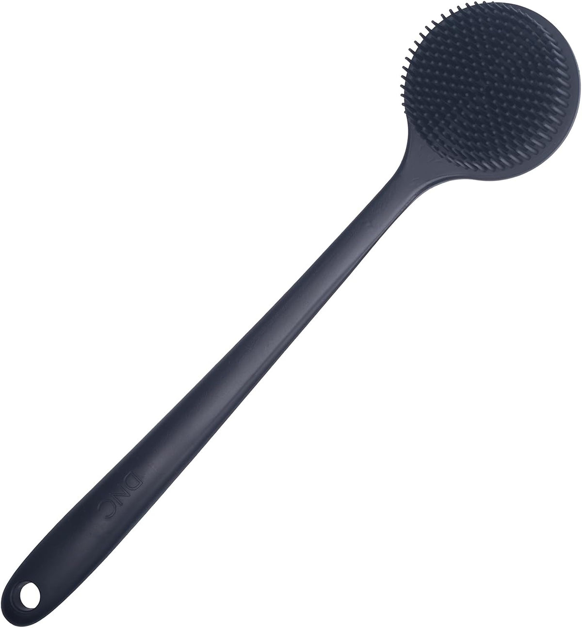 DNC Silicone Back Scrubber for Shower Bath Body Brush with Long Handle (Gray) - Image 12