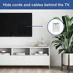 Legrand On-Q HT2102WHV1 flat panel TV connection kit with dual AC outlets and brush strap