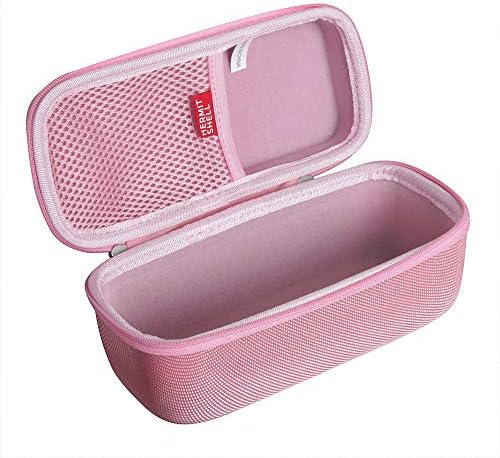 Hermitshell speaker travel case back view showcasing durable water-repellent exterior material.