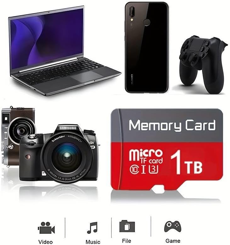 USA imported high capacity memory card for smartphones and high definition recording