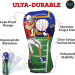 Island Genius Inflatable Football Target Toss Game six inch soft mini football accessory