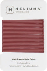 Heliums Large Bobby Pins - Gray - 2.5 Inch Extra Long Straight Hair Pins, Enamel Coated - 24 Count - Image 10