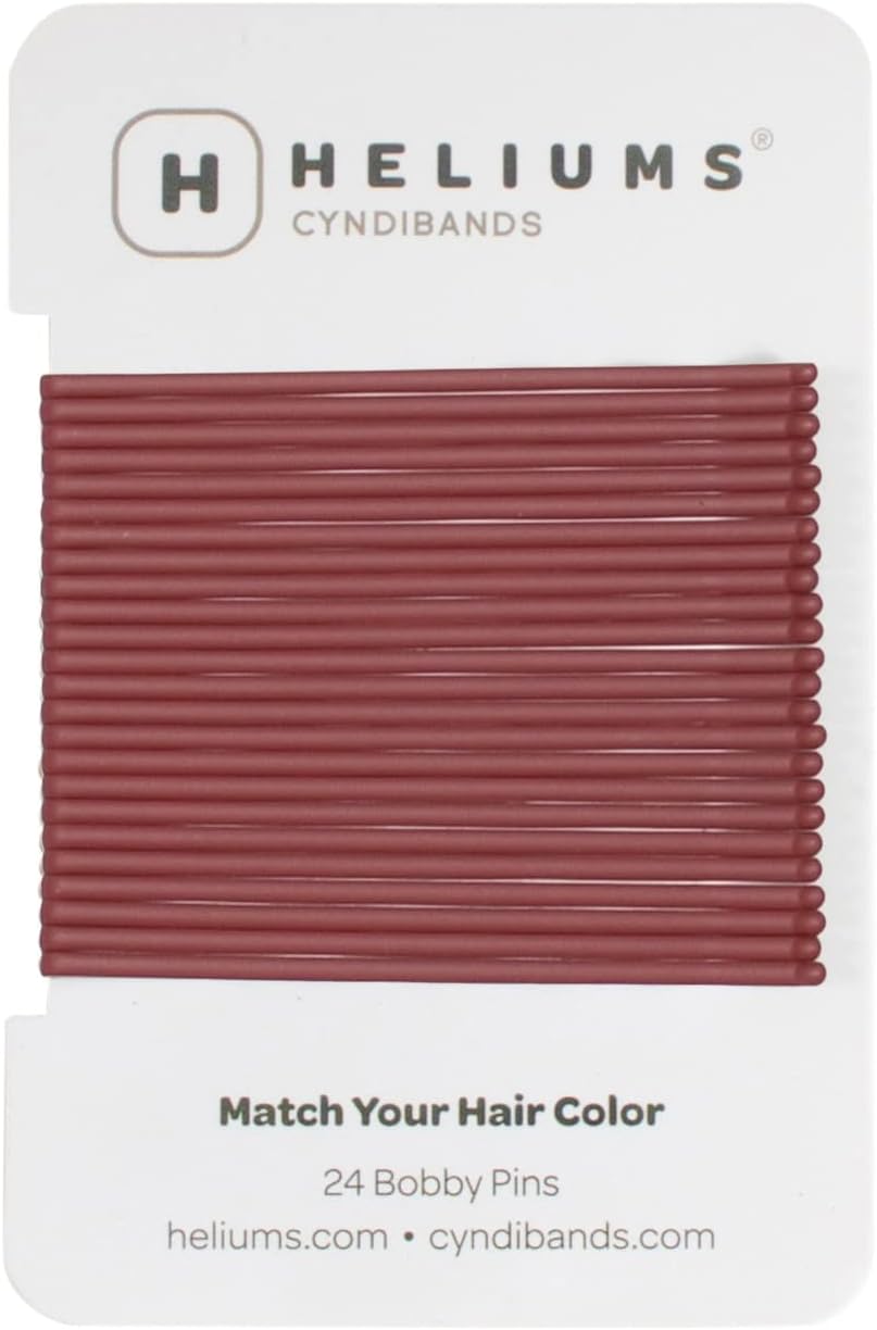 Heliums Large Bobby Pins - Gray - 2.5 Inch Extra Long Straight Hair Pins, Enamel Coated - 24 Count - Image 10